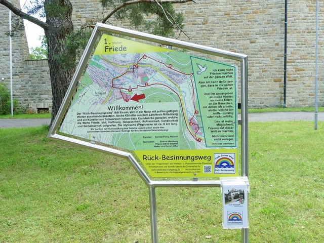 Station auf dem Rück-Besinnungsweg