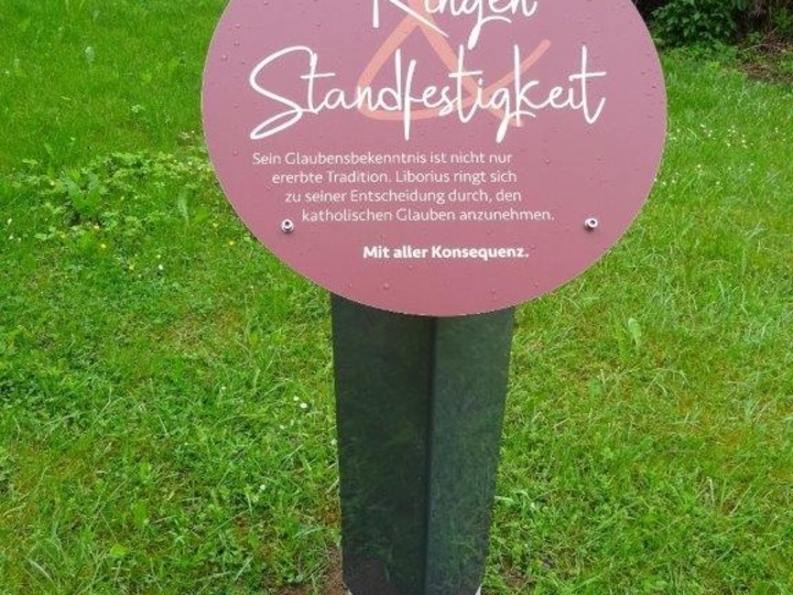 Station des Liborius-Wagner-Besinnungspfads 